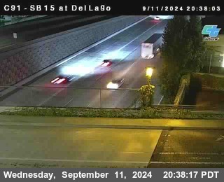 SB 15 at Del Lago bridge