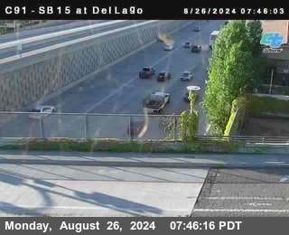 SB 15 at Del Lago bridge