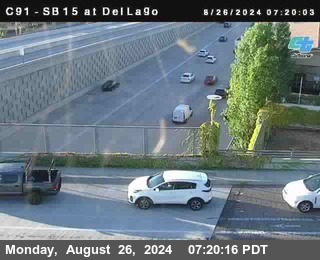 SB 15 at Del Lago bridge