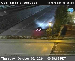 SB 15 at Del Lago bridge