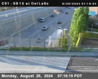 SB 15 at Del Lago bridge