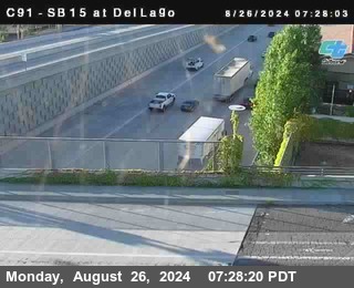 SB 15 at Del Lago bridge