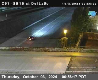 SB 15 at Del Lago bridge