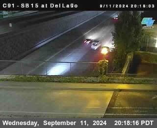 SB 15 at Del Lago bridge