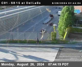 SB 15 at Del Lago bridge