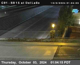 SB 15 at Del Lago bridge