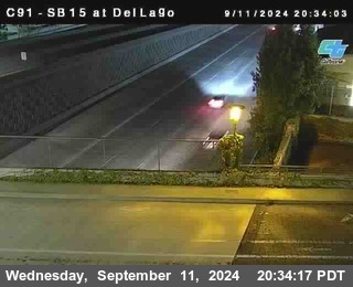 SB 15 at Del Lago bridge