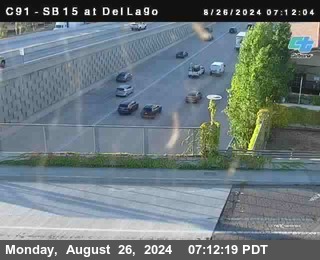 SB 15 at Del Lago bridge