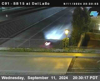 SB 15 at Del Lago bridge