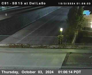 SB 15 at Del Lago bridge