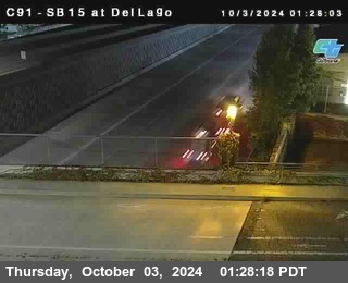 SB 15 at Del Lago bridge