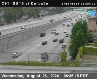 SB 15 at Del Lago bridge