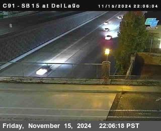 SB 15 at Del Lago bridge