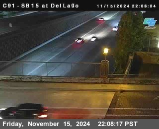 SB 15 at Del Lago bridge