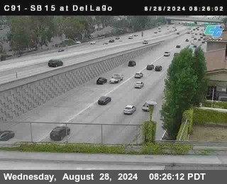 SB 15 at Del Lago bridge