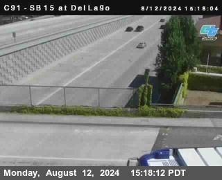 SB 15 at Del Lago bridge