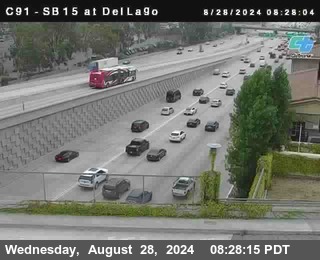 SB 15 at Del Lago bridge