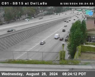 SB 15 at Del Lago bridge