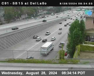 SB 15 at Del Lago bridge