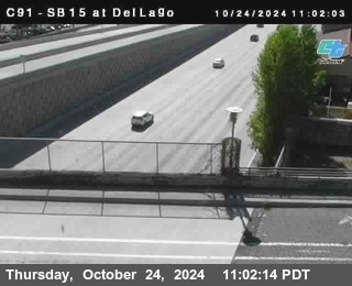 SB 15 at Del Lago bridge