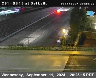 SB 15 at Del Lago bridge