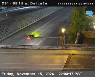 SB 15 at Del Lago bridge