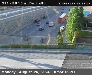 SB 15 at Del Lago bridge