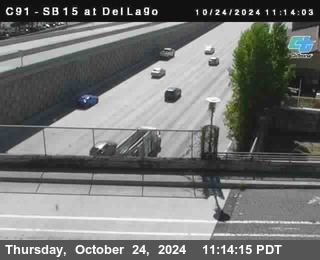 SB 15 at Del Lago bridge