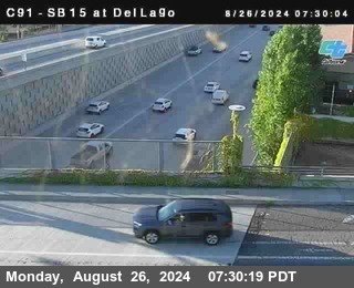 SB 15 at Del Lago bridge