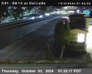 SB 15 at Del Lago bridge