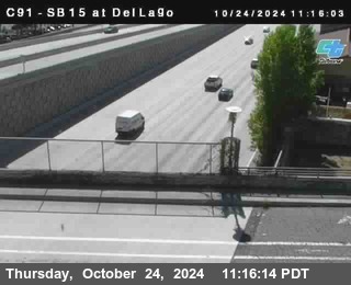 SB 15 at Del Lago bridge