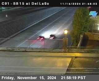 SB 15 at Del Lago bridge