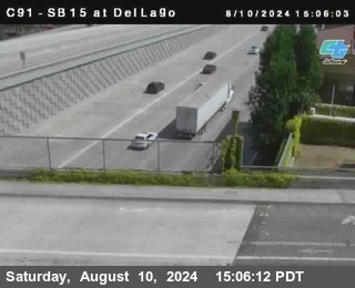 SB 15 at Del Lago bridge