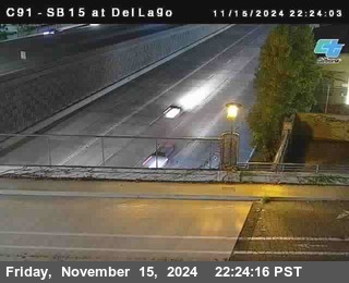 SB 15 at Del Lago bridge