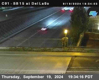 SB 15 at Del Lago bridge