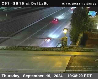 SB 15 at Del Lago bridge