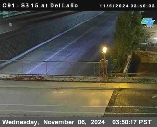 SB 15 at Del Lago bridge