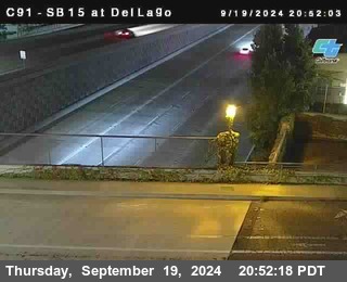 SB 15 at Del Lago bridge