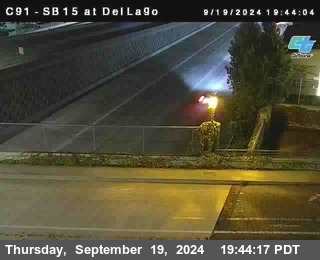 SB 15 at Del Lago bridge