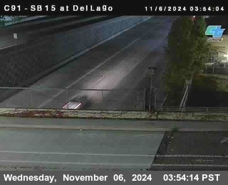 SB 15 at Del Lago bridge