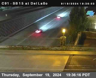 SB 15 at Del Lago bridge