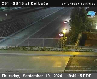 SB 15 at Del Lago bridge