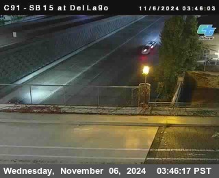 SB 15 at Del Lago bridge