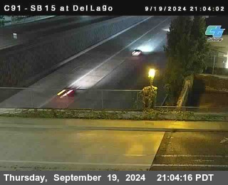 SB 15 at Del Lago bridge