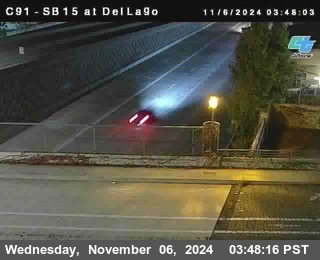 SB 15 at Del Lago bridge