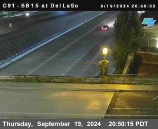 SB 15 at Del Lago bridge