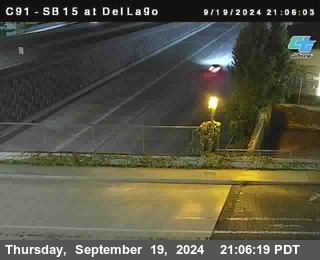 SB 15 at Del Lago bridge