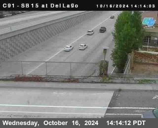 SB 15 at Del Lago bridge