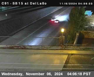 SB 15 at Del Lago bridge