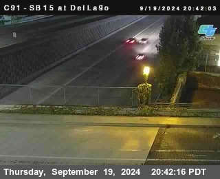 SB 15 at Del Lago bridge